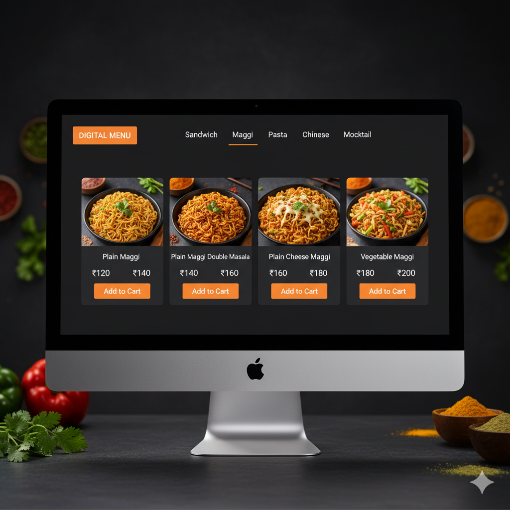 Digital Menu Management System